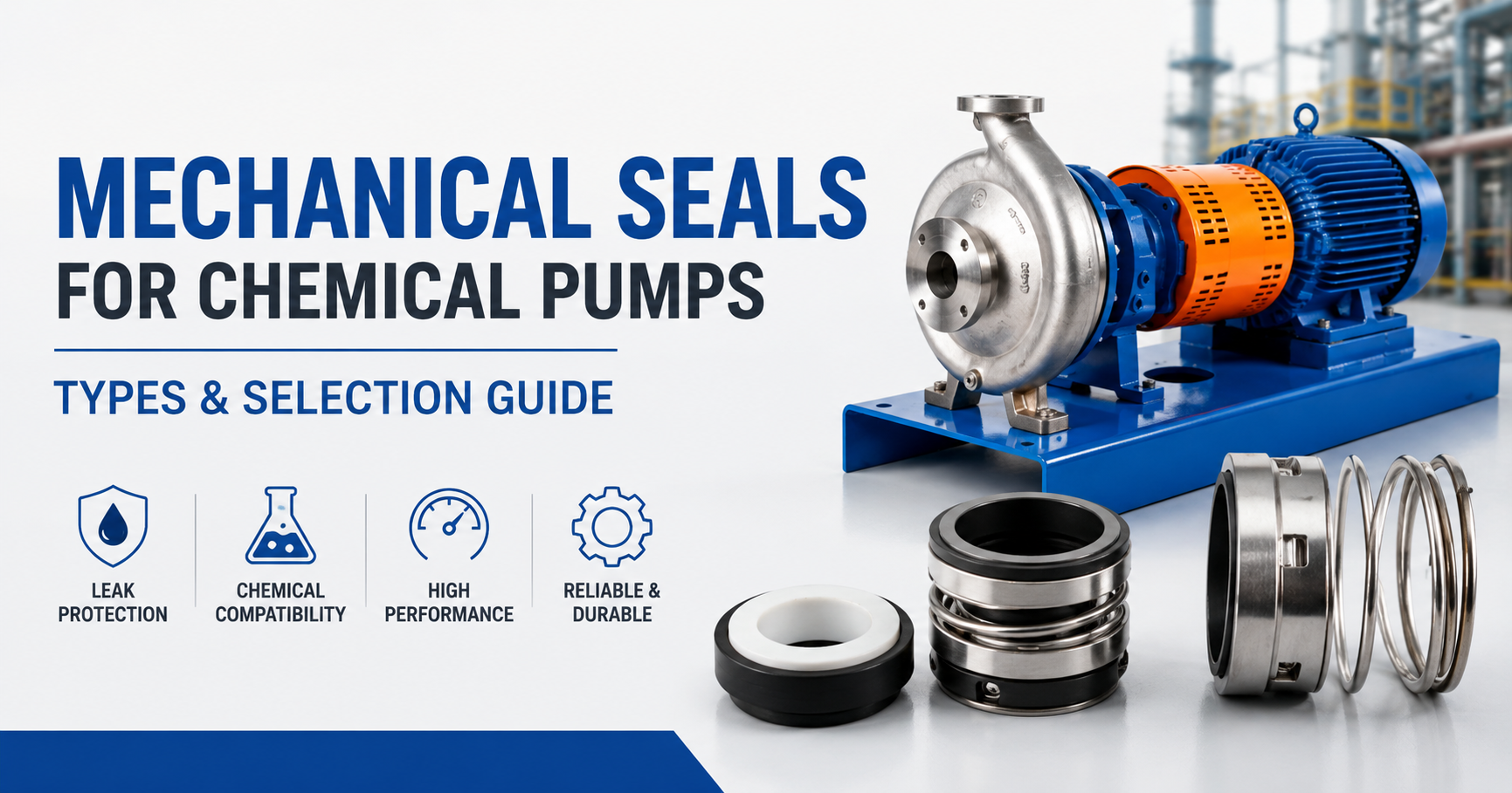 You are currently viewing Mechanical Seals for Chemical Pumps: Types & Selection Guide